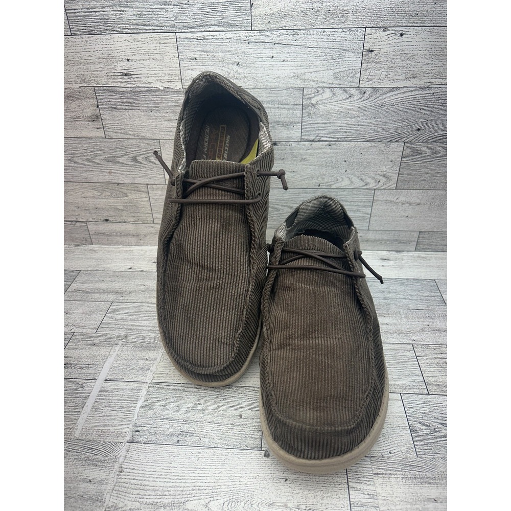 Skechers Shoes Mens Size 9 Relaxed Fit Air Cooled Memory Foam Goga Mat Arch‎ Sup